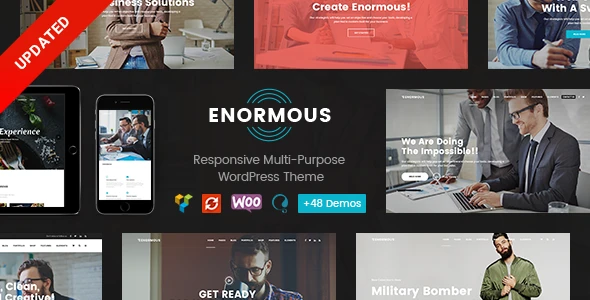 Enormous – Responsive Multi-Purpose WordPress Theme